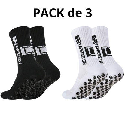 PACK 3 paires de chaussettes de sport antidérapantes